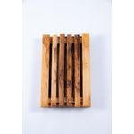 Casa si Gradina - Bucatarie si vesela - Ustensile bucatarie - Tocatoare de bucatarie - Suport din lemn de maslin pentru taiat paine 30 x 20 cm - Infinity.ro