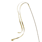 Casa si Gradina - Decoratiuni - Decoratiuni de sezon - Panglica beteala franjuri pentru brad Craciun, 155 cm, auriu - Infinity.ro