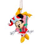 Casa si Gradina - Decoratiuni - Decoratiuni de sezon - Ornament brad Minnie Mouse cu cadou, Disney, 10 cm, multicolor - Infinity.ro