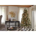 Casa si Gradina - Decoratiuni - Decoratiuni de sezon - Panglica beteala franjuri pentru brad Craciun, 155 cm, auriu - Infinity.ro