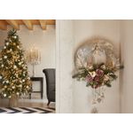 Casa si Gradina - Decoratiuni - Decoratiuni de sezon - Panglica beteala franjuri pentru brad Craciun, 155 cm, auriu - Infinity.ro