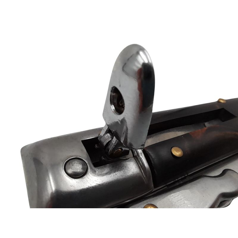 Sport si Outdoor - Camping - Cutite, bricege si accesorii - Cutite si bricege - Briceag de vanatoare automat IdeallStore®, Renaissance Spirit, otel inoxidabil, 20.5 cm, maro - Infinity.ro