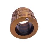 Sport si Outdoor - Sporturi de contact - Produse autoaparare - Rozeta extensibia pentru autoaparare, box IdeallStore®, Antique Justice, otel inoxidabil, auriu, 0.5 cm - Infinity.ro