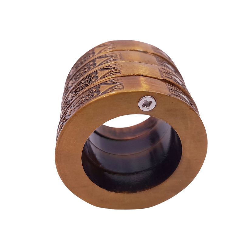 Sport si Outdoor - Sporturi de contact - Produse autoaparare - Rozeta extensibia pentru autoaparare, box IdeallStore®, Antique Justice, otel inoxidabil, auriu, 0.5 cm - Infinity.ro