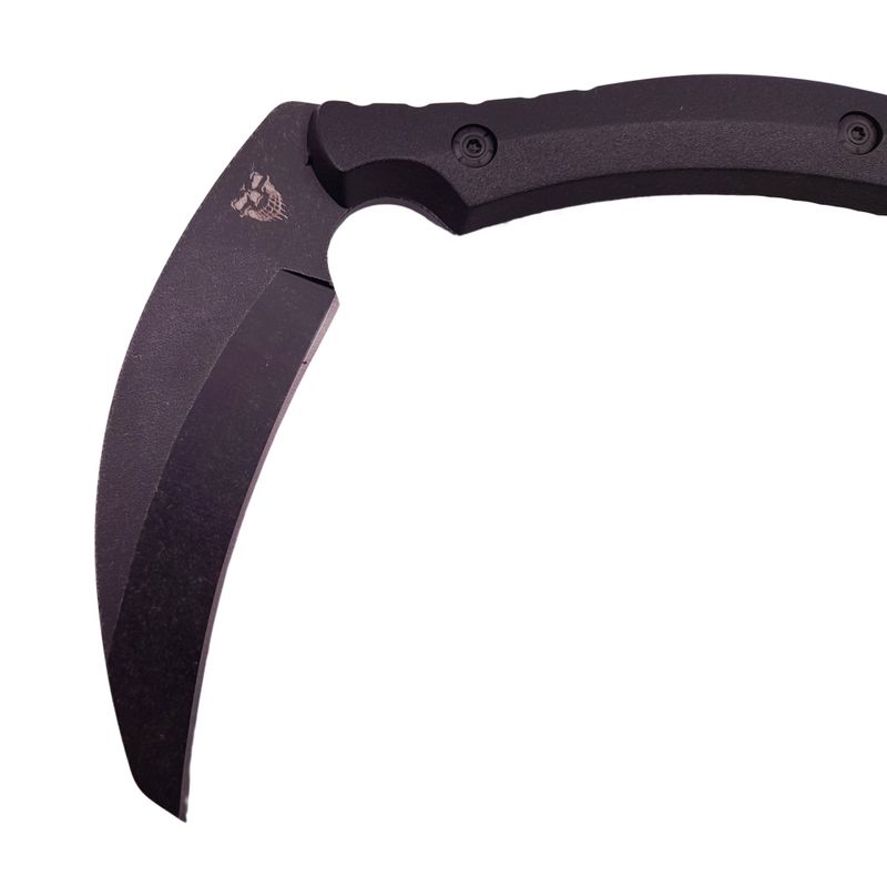 Sport si Outdoor - Camping - Cutite, bricege si accesorii - Cutite si bricege - Secure de drumetie IdeallStore®, Grim Reaper, 22.5 cm, otel inoxidabil, teaca inclusa - Infinity.ro