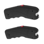 Sport si Outdoor/Sporturi de contact/Produse autoaparare - Pachet doua electrosocuri TW 309, 2.5 mil V, 12 cm, negru - Infinity.ro
