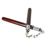 Sport si Outdoor - Sporturi de contact - Produse autoaparare - Nunceag lemn, maro, 31 cm - Infinity.ro