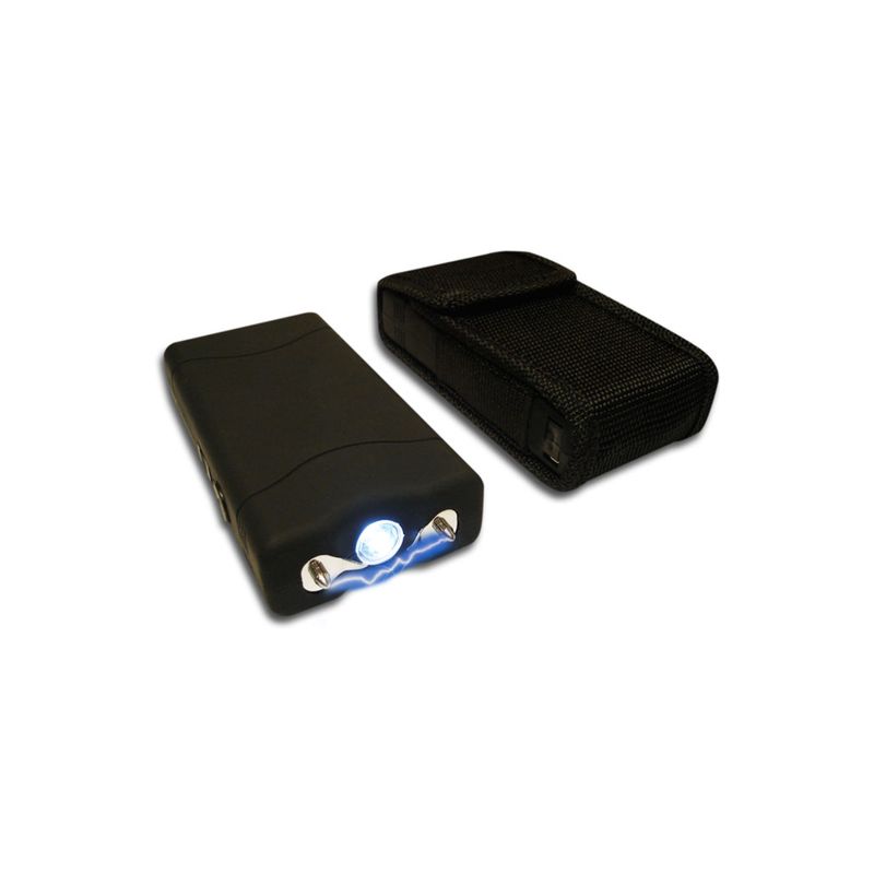 Sport si Outdoor - Sporturi de contact - Produse autoaparare - Pachet electrosoc TW 309, 2.5 mil V, 12 cm si mini electrosoc cu lanterna, 800 T, negru - Infinity.ro