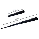 Sport si Outdoor - Sporturi de contact - Produse autoaparare - Baston telescopic 65 cm IdeallStore®, Total Defence, 4 sectiuni, negru, husa inclusa - Infinity.ro