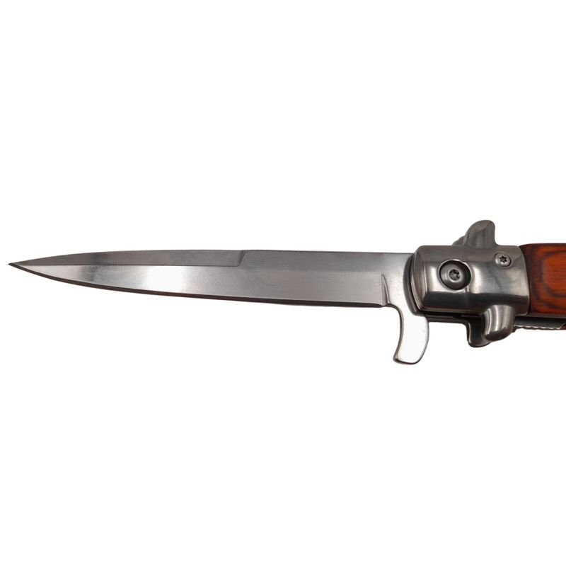 Sport si Outdoor - Camping - Cutite, bricege si accesorii - Cutite si bricege - Briceag de vanatoare IdeallStore®, Italian Spirit, otel inoxidabil, 23 cm, maro - Infinity.ro