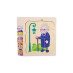 Jucarii, Copii si Bebe - Jucarii si jocuri - Jocuri si puzzle - Puzzle - Puzzle in 5 straturi Etapele Vietii - Fata, 7Toys - Infinity.ro