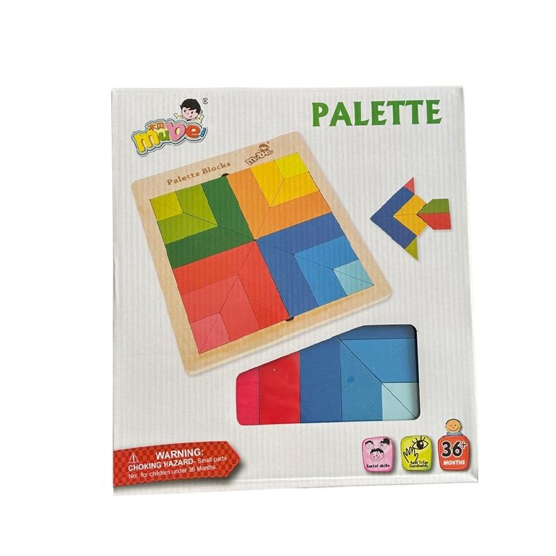 Jucarii, Copii si Bebe - Jucarii si jocuri - Jocuri si puzzle - Puzzle - Joc educativ 2 in 1 -Tetris si puzzle, 7Toys - Infinity.ro