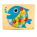 Jucarii, Copii si Bebe - Jucarii si jocuri - Jocuri si puzzle - Puzzle - Puzzle educativ din lemn, Pestisor, 7Toys - Infinity.ro