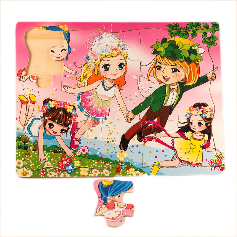 Jucarii, Copii si Bebe - Jucarii si jocuri - Jocuri si puzzle - Puzzle - ​Puzzle din lemn - Zane, 7Toys - Infinity.ro