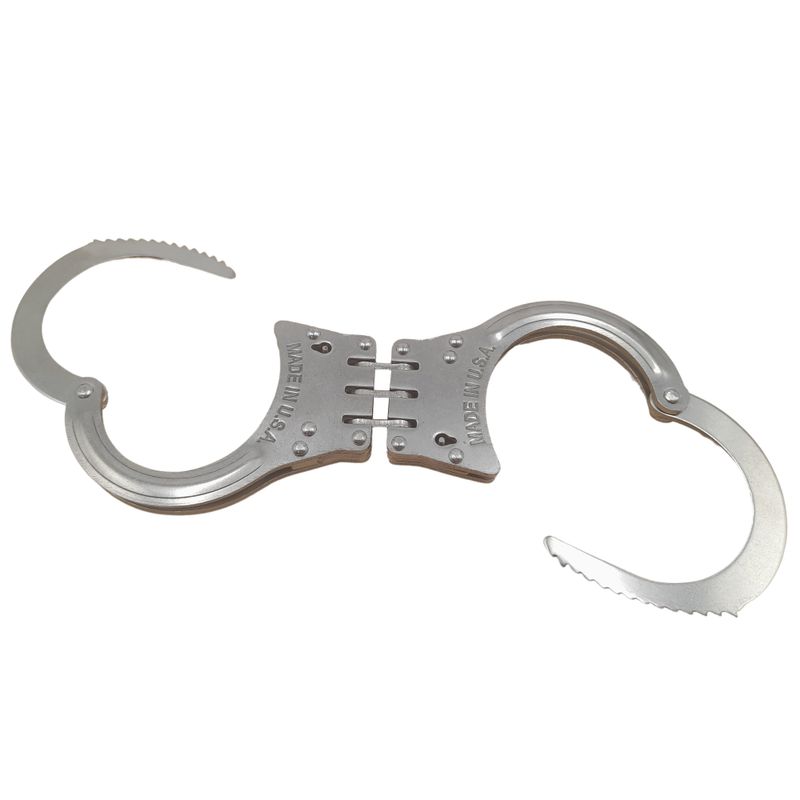 Sport si Outdoor - Sporturi de contact - Produse autoaparare - Catuse cu balama IdeallStore®, Tight Lock, otel inoxidabil, 20 cm, husa inclusa - Infinity.ro