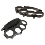 Sport si Outdoor - Sporturi de contact - Produse autoaparare - Set doua boxuri autoaparare IdeallStore®, Final Destination, otel inoxidabil, negru - Infinity.ro