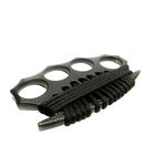 Sport si Outdoor - Sporturi de contact - Produse autoaparare - Set doua boxuri autoaparare IdeallStore®, Final Destination, otel inoxidabil, negru - Infinity.ro