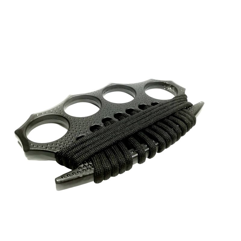 Sport si Outdoor - Sporturi de contact - Produse autoaparare - Set doua boxuri autoaparare IdeallStore®, Final Destination, otel inoxidabil, negru - Infinity.ro