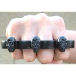 Sport si Outdoor - Sporturi de contact - Produse autoaparare - Set doua boxuri autoaparare IdeallStore®, Final Destination, otel inoxidabil, negru - Infinity.ro