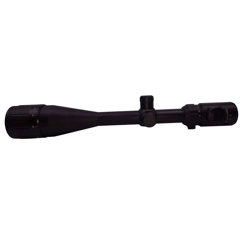 TV, Audio-Video si Foto - Optica, astronomie si metrologie - Optica si astronomie - Binocluri & lunete - Luneta Airsoft IdeallStore®, 6-24X50, tinta cu fascicul LED, metalic, 39.5 cm, negru - Infinity.ro