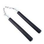 Sport si Outdoor/Sporturi de contact/Produse autoaparare - Set Nunceag, 31 cm si box negru craniu - Infinity.ro