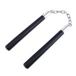 Sport si Outdoor/Sporturi de contact/Produse autoaparare - Set Nunceag, 31 cm si box negru craniu - Infinity.ro