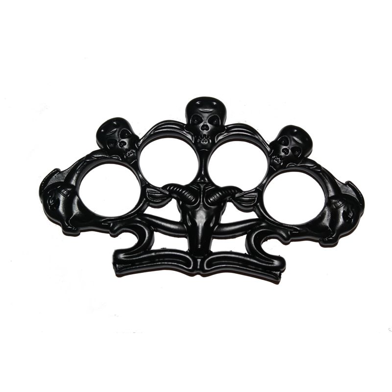 Sport si Outdoor/Sporturi de contact/Produse autoaparare - Set Nunceag, 31 cm si box negru craniu - Infinity.ro