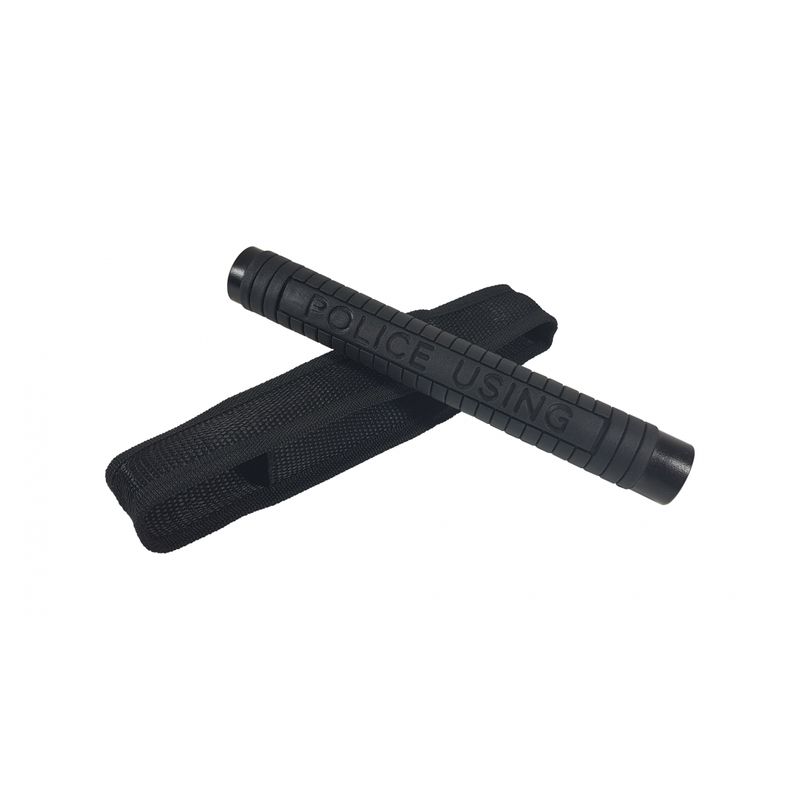 Sport si Outdoor - Sporturi de contact - Produse autoaparare - Set baston telescopic Police, 49 cm + box argintiu 1 cm grosime - Infinity.ro