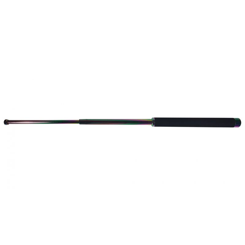 Sport si Outdoor - Sporturi de contact - Produse autoaparare - Set baston telescopic 66 cm + box craniu argintiu - Infinity.ro