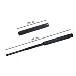 Sport si Outdoor - Sporturi de contact - Produse autoaparare - Set baston telescopic Police, 49 cm + box craniu argintiu - Infinity.ro