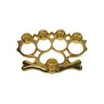 Sport si Outdoor - Sporturi de contact - Produse autoaparare - Set baston telescopic din otel, negru, 64 cm + box-rozeta craniu auriu - Infinity.ro