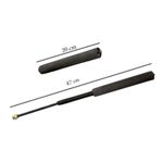 Sport si Outdoor - Sporturi de contact - Produse autoaparare - Set baston telescopic flexibil negru 47 cm +  pumnal/box crani - Infinity.ro