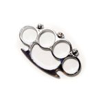 Sport si Outdoor - Sporturi de contact - Produse autoaparare - Set baston telescopic din otel, negru, 64 cm + box craniu argintiu - Infinity.ro