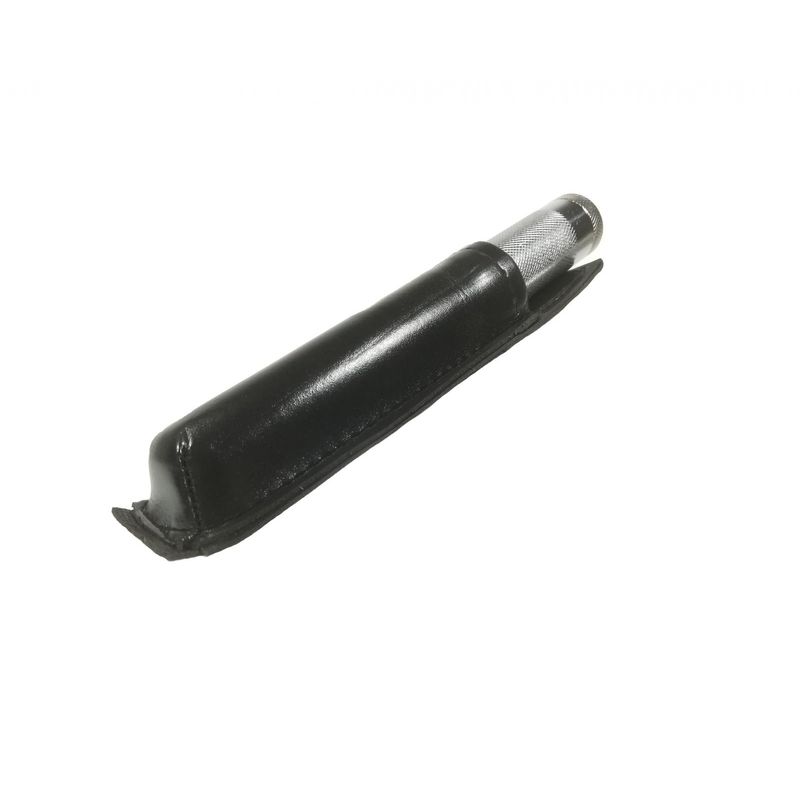 Sport si Outdoor - Sporturi de contact - Produse autoaparare - Set baston telescopic din otel, argintiu, 64 cm + box negru 1 cm grosime - Infinity.ro