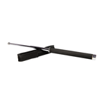 Sport si Outdoor - Sporturi de contact - Produse autoaparare - Set baston telescopic 65 cm argintiu + box-rozeta craniu negru - Infinity.ro