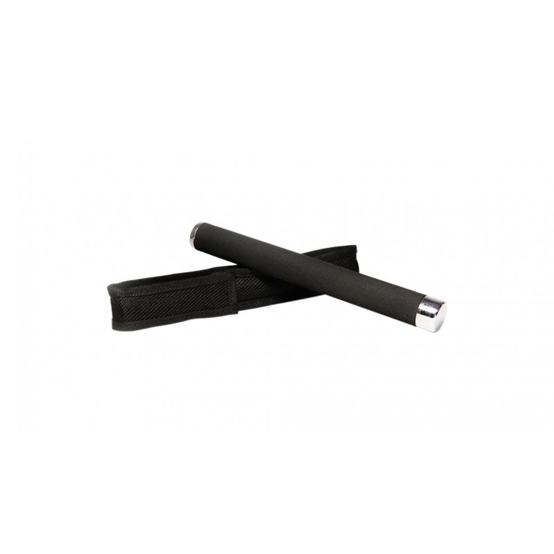 Sport si Outdoor - Sporturi de contact - Produse autoaparare - Set baston telescopic 65 cm argintiu + box argintiu 1 cm grosime - Infinity.ro