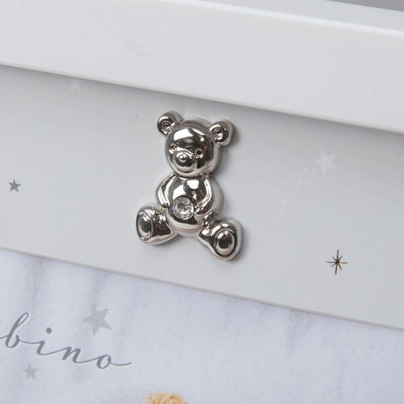 Market - Cadouri - Rame si albume foto - Bambino by Juliana - Rama foto alba pentru bratara din maternintate a bebelusului - Infinity.ro