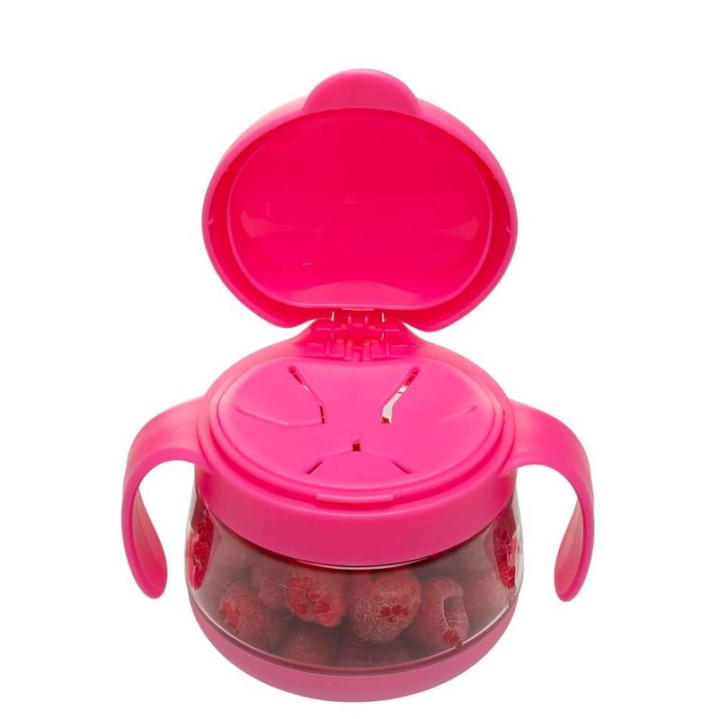 Jucarii, Copii si Bebe - Hrana si alaptare - Biberoane, suzete si accesorii hranire - Articole hranire bebelusi - Cana pentru gustare Ubbi roz - Infinity.ro