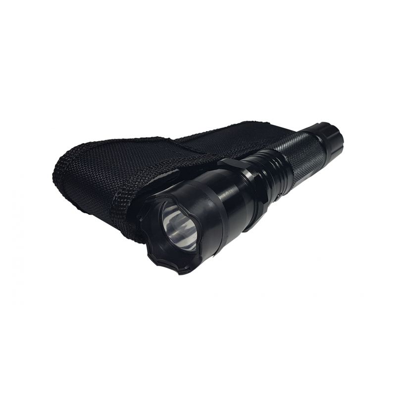 Sport si Outdoor/Sporturi de contact/Produse autoaparare - Lanterna cu electrosoc cu acumulator, LED + Box cadou - Infinity.ro