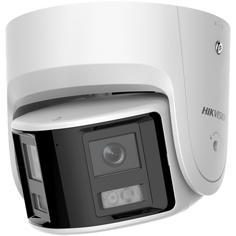 Casa si Gradina - Electrice - Smart Home - Camere de supraveghere - ColorVu - Camera IP 4MP, lentila 2.8mm, Panoramic view 180gr., WL 30m, Audio - HIKVISION DS-2CD2347G2P-LSU-SL-2.8mm - Infinity.ro