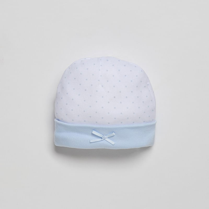 Fashion, accesorii si bijuterii - Copii - Imbracaminte copii - Treninguri si compleuri copii - Set cadou nou nascuti 4 piese din bumbac Inter Baby - alb si bleu - Infinity.ro