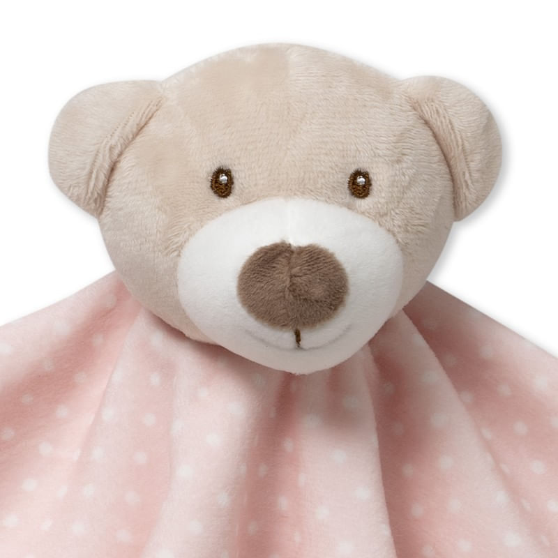 Jucarii, Copii si Bebe - Jucarii si jocuri - Jucarii bebelusi - Jucarii pentru carucioare si patut - Jucarie paturica atasament Inter Baby ursulet roz - Infinity.ro