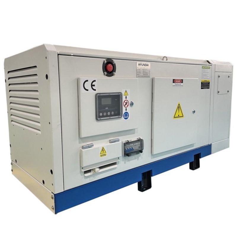 Casa si Gradina - Electrice - Generatoare electrice - Generator de curent trifazat cu motor diesel HYUNDAI DHY20L, 18KW - Infinity.ro