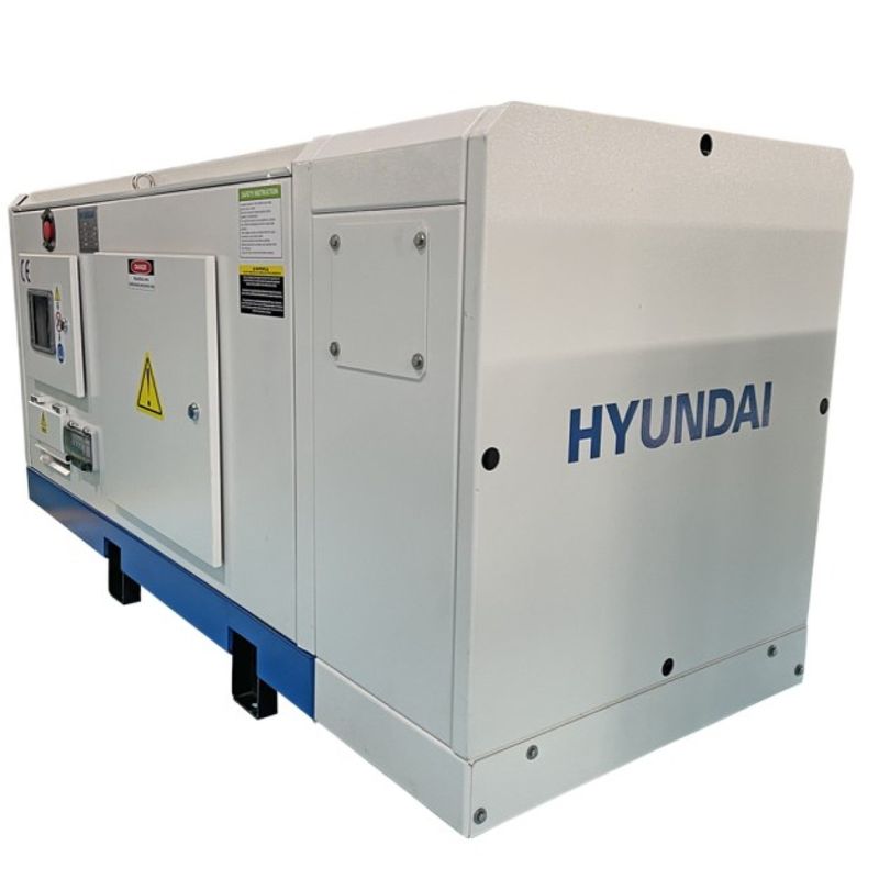 Casa si Gradina - Electrice - Generatoare electrice - Generator de curent trifazat cu motor diesel HYUNDAI DHY20L, 18KW - Infinity.ro