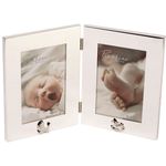 Market - Cadouri - Rame si albume foto - Bambino by Juliana - Rama foto dubla argintata - Infinity.ro