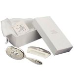 Market - Cadouri - Cadouri personalizate - Set perie si pieptan argintate Twinkle Twinkle - Infinity.ro