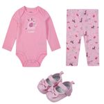 Fashion, accesorii si bijuterii - Copii - Imbracaminte copii - Treninguri si compleuri copii - Set cadou bebelusi 3 piese I love my mommy marime 6-9 luni - Infinity.ro