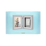 Market - Cadouri - Rame si albume foto - Kit rama foto dubla cu amprenta mulaj manuta sau piciorus Pearhead gri - Infinity.ro