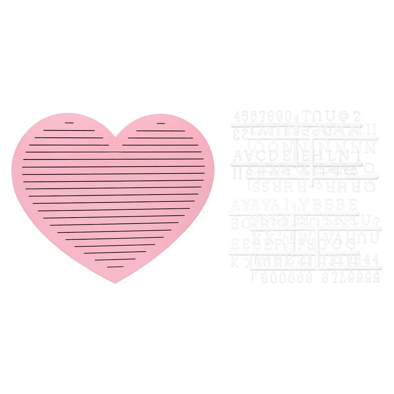 Casa si Gradina - Decoratiuni - Obiecte decorative - Decoratiuni camera copilului - Tabla decorativa inimioara cu litere pentru personalizare Pearhead - Infinity.ro