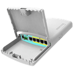PC, gaming si accesorii - Retelistica - Routere - Router PowerBox Pro de exterior, 5 x Gigabit 4 PoE, 1 x SFP, RouterOS L4 - Mikrotik RB960PGS-PB - Infinity.ro